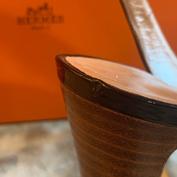 Hermès Slingback Heels~Size 37 - Picture 15 of 15